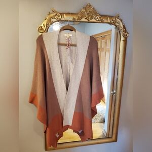 Cozy Color Block Wrap